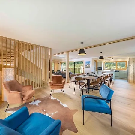 L'urson, Spacieux, Jacuzzi, Hammam Et Sauna Σαλέ