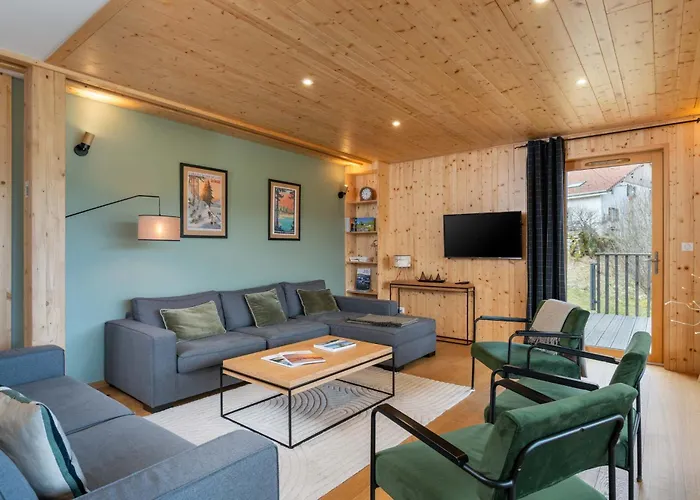 Chalet L'urson, Spacieux, Jacuzzi, Hammam Et Sauna