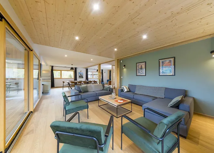 L'urson, Spacieux, Jacuzzi, Hammam Et Sauna Chalet *